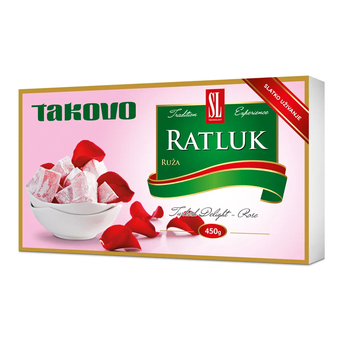 Swisslion Takovo лукум с розовым вкусом 450г 