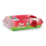 Mitrās salvetes (bērnu), Sleepy, rožu (80 gab)