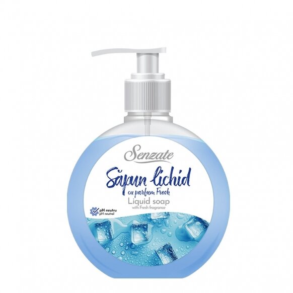 Šķidrās ziepes ar svaigu aromātu, SENZATE, 500ml 