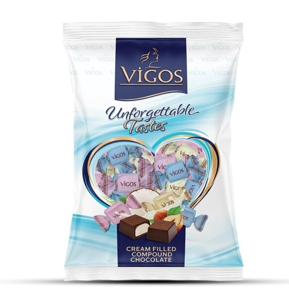 Šokolādes konfektes, Vigos, 500g 