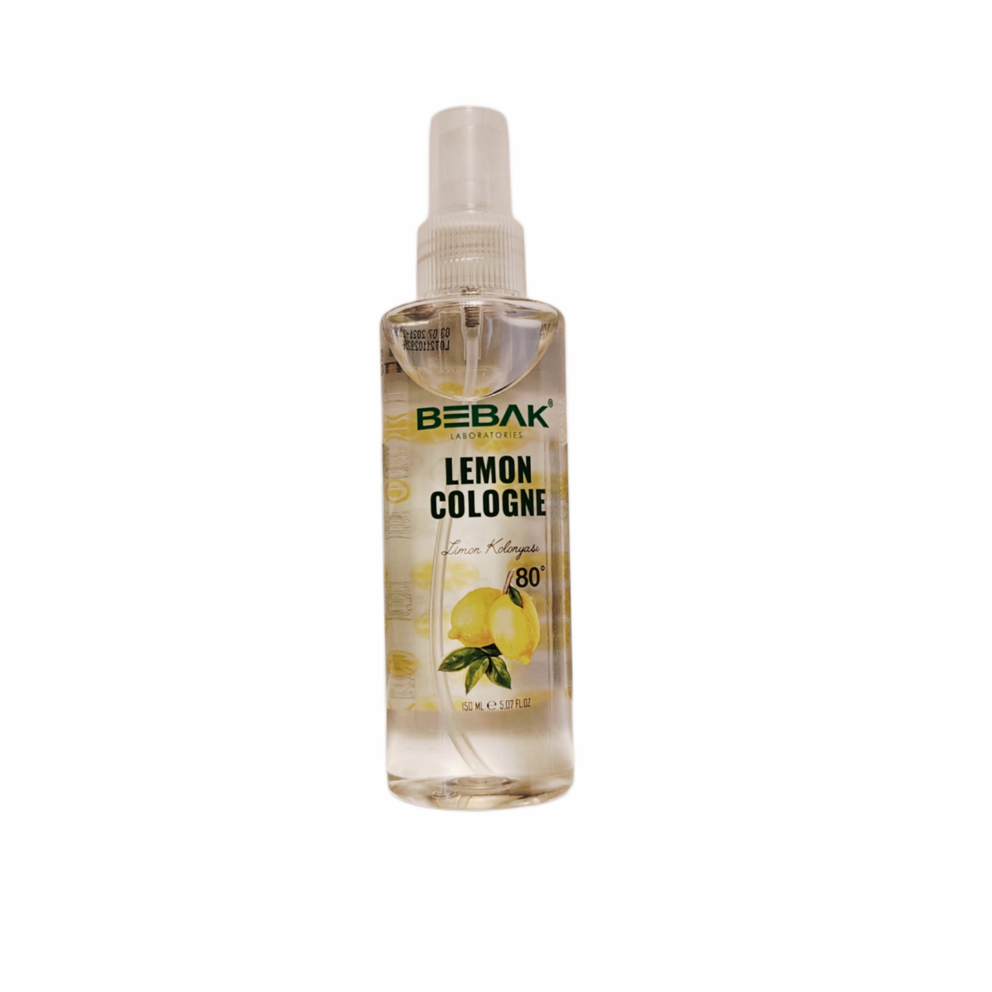 Bebak EU DE COLOGNE sprejs citrons 150 ml sprejs citrons
