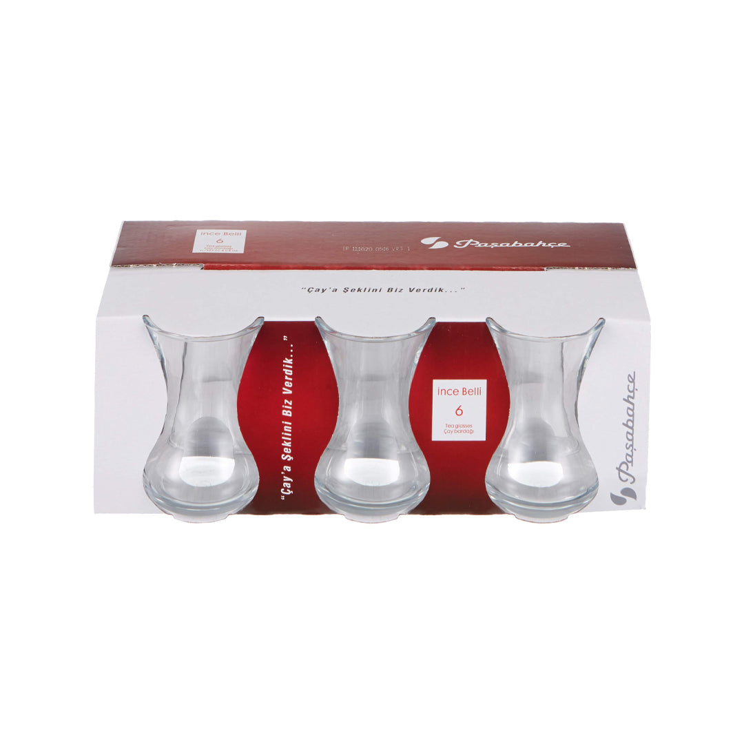 Tējas glāzes, PASABAHCE Incebelli, 6x125ml