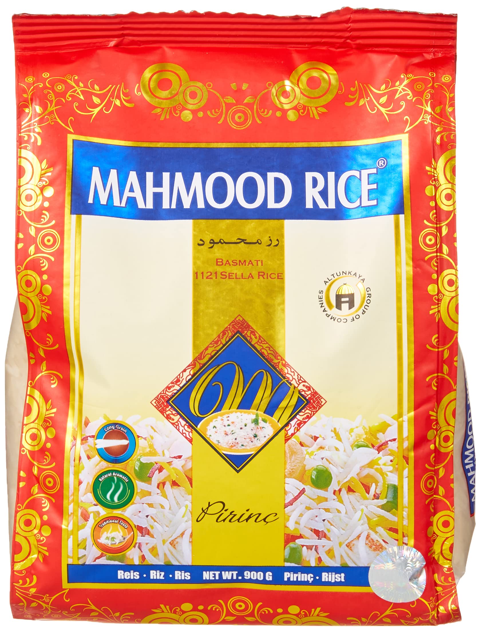 Mahmood Rice 1121 Basmati rīsi 900 g Mahmood Rice Basmati Pirinç 900 g -  by Mahmood - basmati, basmati pirinç, pilavlık pirinç, Pirinç